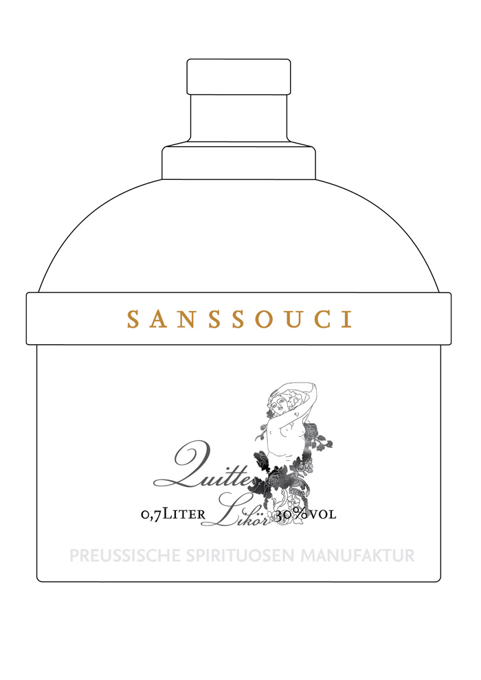 Flaschendesign Sanssouci Likoere