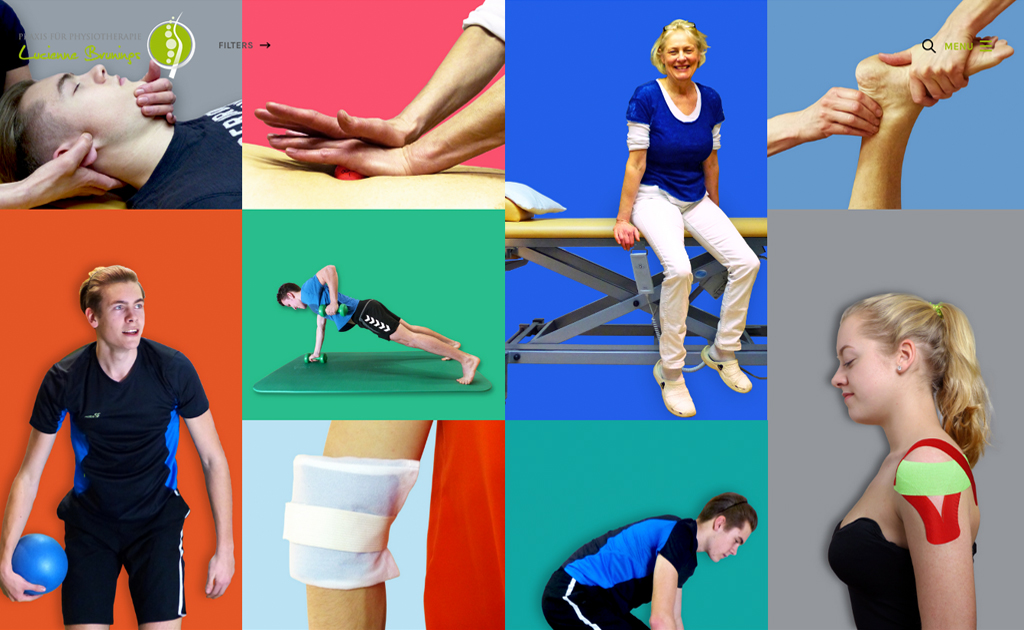 Fotobeispiel Webauftritt Physiotherapie Friedenau
