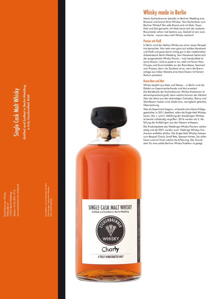 Imageflyer Eschenbrenner Whisky Auen