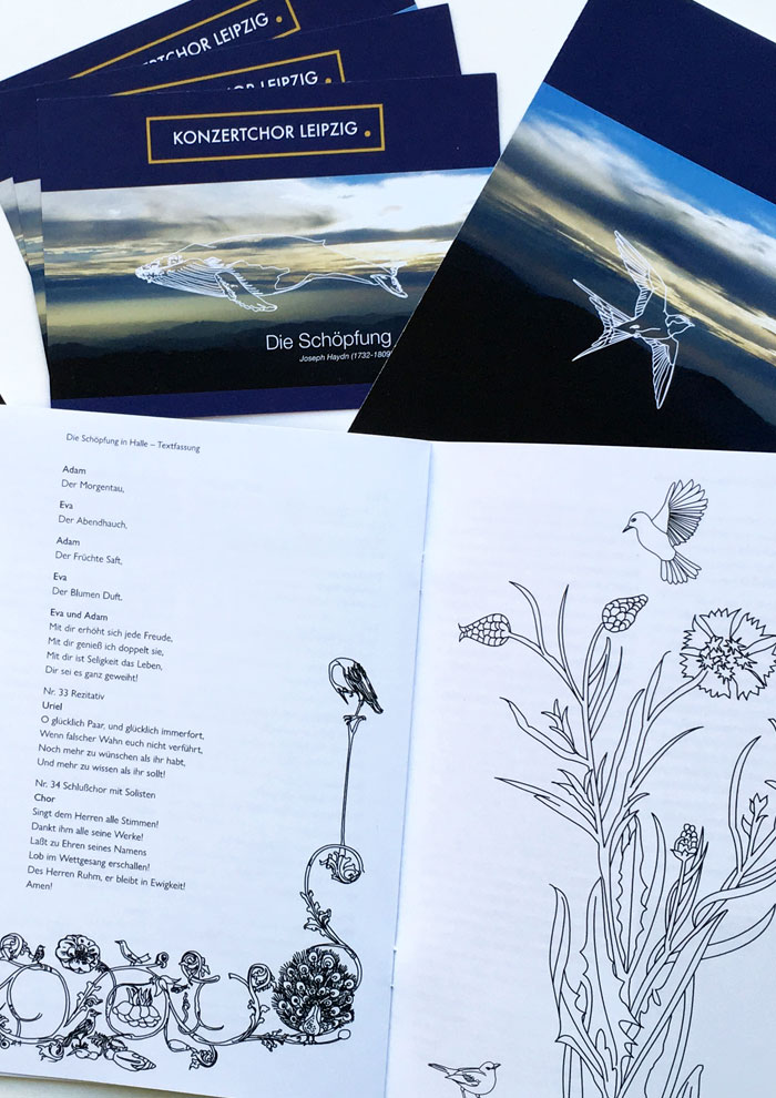 Programmheft, Postkarte, Schpfung