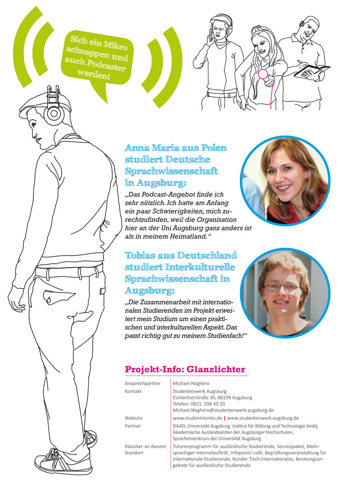 Broschre Studentenwerke aktuell - Innenseite