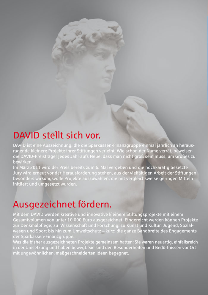 Sparkassenstiftungen Broschre Preisverleihung - David